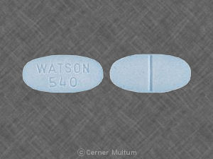 Acetaminophen and hydrocodone bitartrate 500 mg / 10 mg WATSON 540