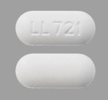 Pill LL 721 White Capsule/Oblong is Acetaminophen and Butalbital