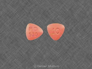 Pill PD 530 10 is Accupril 10 mg