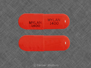 Acebutolol hydrochloride 400 mg MYLAN 1400 MYLAN 1400