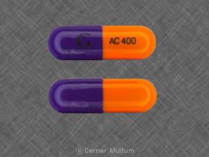 Acebutolol hydrochloride 400 mg G AC400