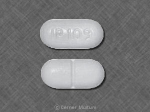 Acetaminophen and hydrocodone bitartrate 325 mg / 5 mg IP 109