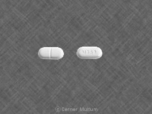 Acetaminophen and hydrocodone bitartrate 650 mg / 7.5 mg M359