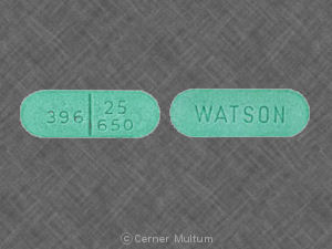 Acetaminophen and pentazocine hydrochloride 650 mg / 25 mg 396 25 650 WATSON