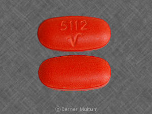 Acetaminophen and propoxyphene napsylate 650 mg / 100 mg 5112 V