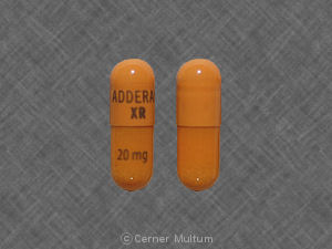 Adderall XR 20 mg ADDERALL XR 20 mg