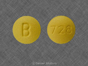 Pill 728 B Yellow Round is Adoxa