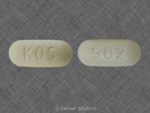 Pill KOS 502 Yellow Oval is Advicor