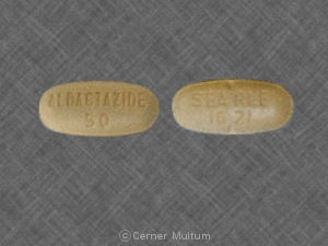 Aldactazide 50 mg / 50 mg ALDACTAZIDE 50 SEARLE 1021
