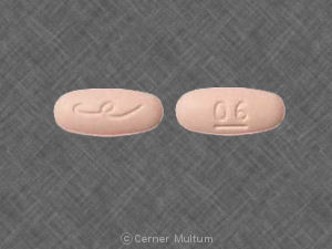 Pill E 06 Orange Elliptical/Oval is Fexofenadine Hydrochloride