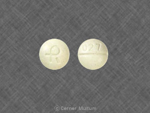 Alprazolam 0.25 mg 027 R