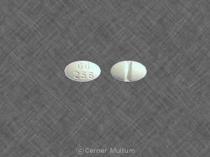 Alprazolam 0.25 mg GG 256