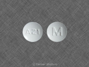 Alprazolam extended-release 0.5 mg M A21