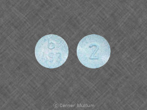 Pill b 493 2 Blue Round is Alprazolam ER