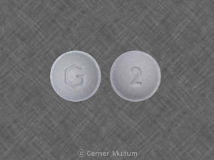 Alprazolam extended-release 2 mg G 2