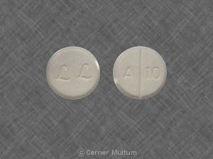 Pill LL A 10 White Round is Amicar