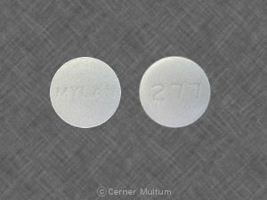 Amitriptyline hydrochloride and chlordiazepoxide 25 mg / 10 mg 277 MYLAN