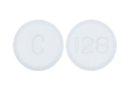 Pill C 128 White Round is Amlodipine Besylate