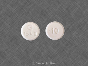 Amlodipine besylate 10 mg G 1540 10