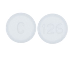 Pill C 126 White Round is Amlodipine Besylate