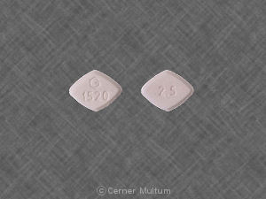 Amlodipine besylate 2.5 mg G 1520 2.5