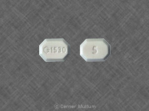 Amlodipine besylate 5 mg G1530 5