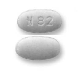 Pill N 82 White Oval is Amlodipine Besylate and Valsartan