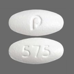 Amlodipine besylate and valsartan 10 mg / 160 mg p 575