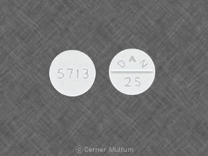 Amoxapine 25 mg 5713 DAN 25
