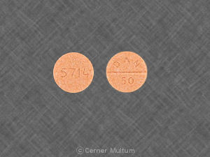 Amoxapine 50 mg 5714 DAN 50