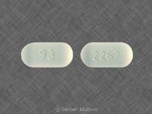 Pill 93 2267 White Oval is Amoxicillin