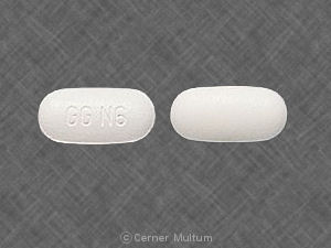 Pill GG N6 White Oval is Amoxicillin and Clavulanate Potassium