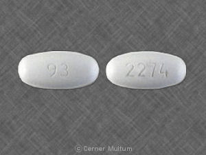 Amoxicillin and clavulanate potassium 500 mg / 125 mg 93 2274