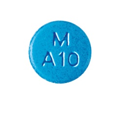 Amphetamine and dextroamphetamine 10 mg M A10