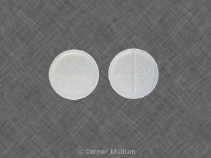 Pill 86 33 UNIMED White Round is Anadrol-50