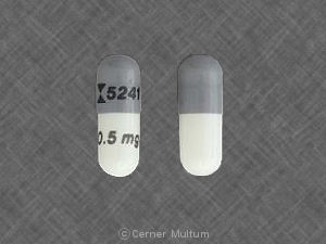 Anagrelide hydrochloride 0.5 mg Logo 5241 0.5 mg