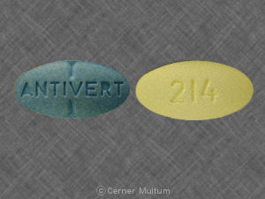 Antivert 50 mg 214 ANTIVERT