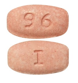 Pill I 96 Pink Rectangle is Aripiprazole