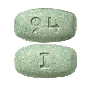 Pill I 94 Green Rectangle is Aripiprazole