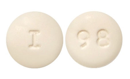 Pill I 98 White Round is Aripiprazole