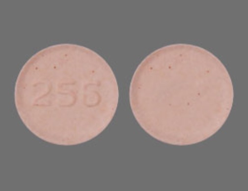 Pill 256 Pink Round is Aripiprazole (Orally Disintegrating)