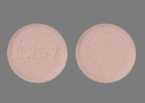 Pill L257 Pink Round is Aripiprazole (Orally Disintegrating)