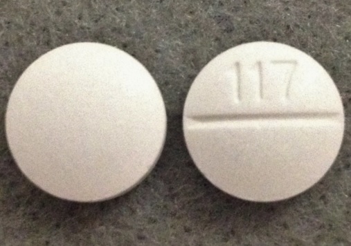 Aspirin and oxycodone hydrochloride 325 mg / 4.8355 mg 117