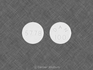 Atenolol 100 mg 5778 DAN 100