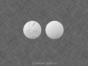 Atenolol and chlorthalidone 100 mg / 25 mg M 64