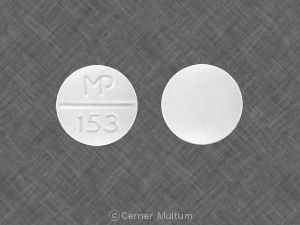 Atenolol and chlorthalidone 50 mg / 25 mg MP 153