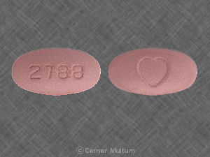 Avalide 25 mg / 300 mg 2788 Heart logo