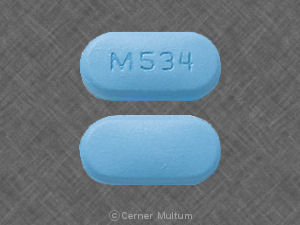 Azithromycin monohydrate 500 mg M 534