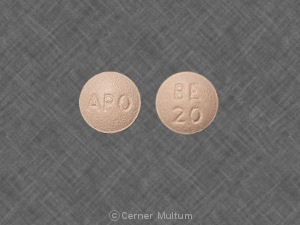 Benazepril hydrochloride 20 mg APO BE 20