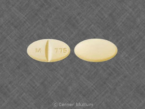 Benazepril hydrochloride and hydrochlorothiazide 20 mg / 25 mg M 775